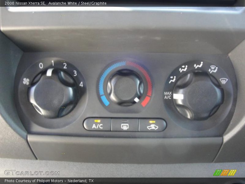Avalanche White / Steel/Graphite 2008 Nissan Xterra SE