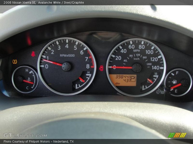 Avalanche White / Steel/Graphite 2008 Nissan Xterra SE