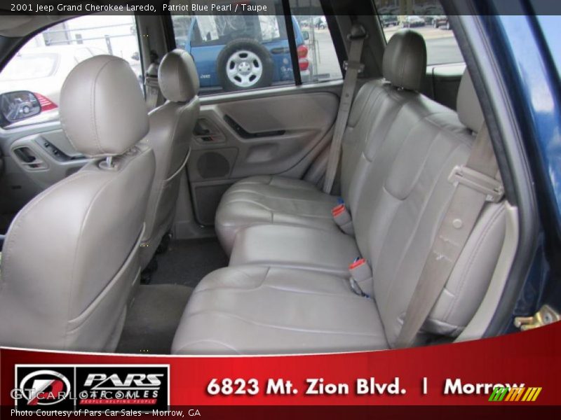 Patriot Blue Pearl / Taupe 2001 Jeep Grand Cherokee Laredo