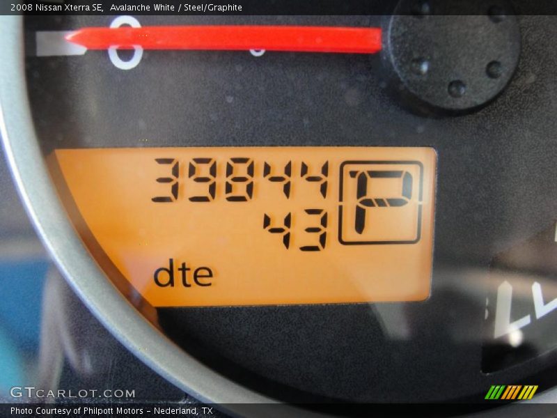 Avalanche White / Steel/Graphite 2008 Nissan Xterra SE