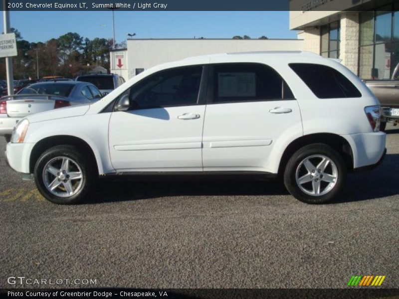 Summit White / Light Gray 2005 Chevrolet Equinox LT