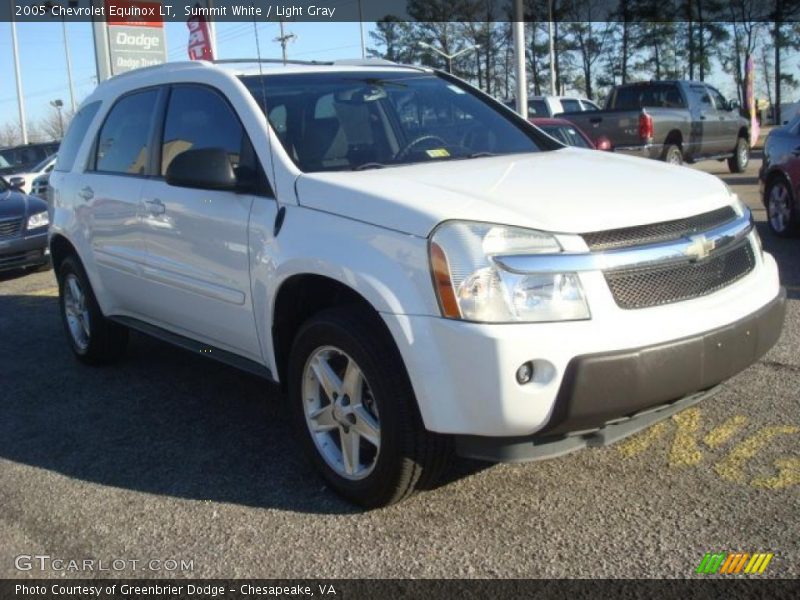 Summit White / Light Gray 2005 Chevrolet Equinox LT