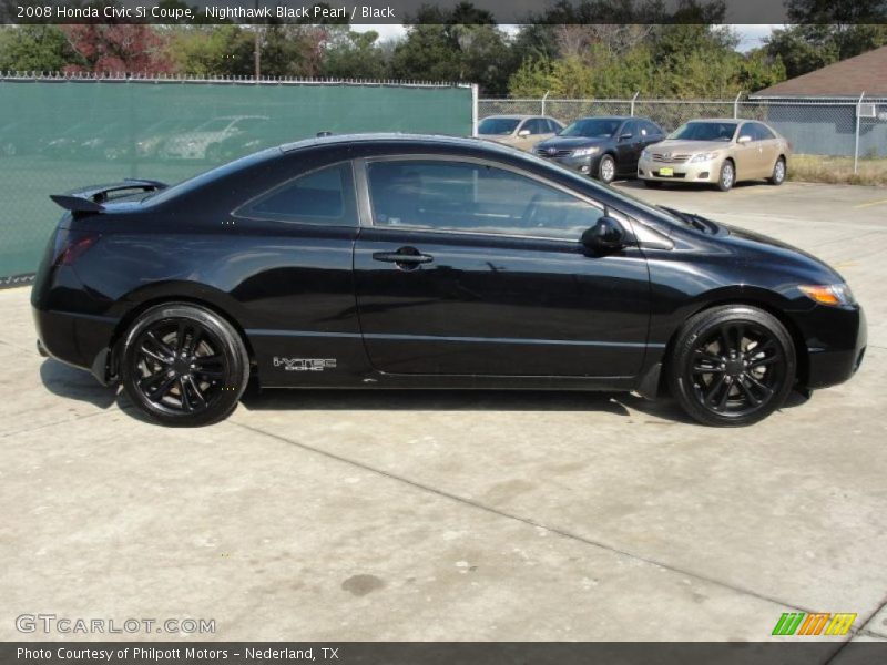 2008 Honda civic si coupe black #3
