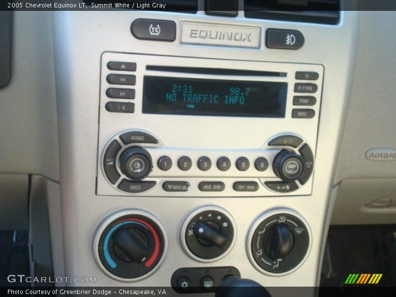 Summit White / Light Gray 2005 Chevrolet Equinox LT