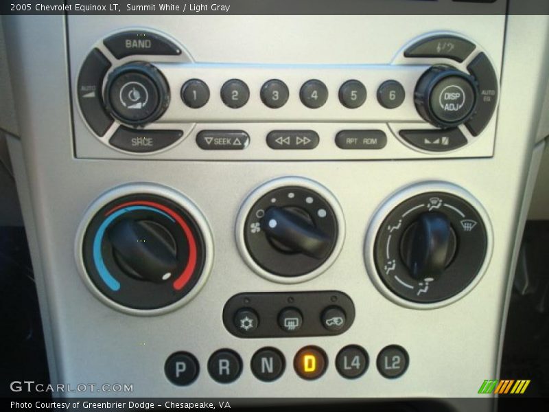 Summit White / Light Gray 2005 Chevrolet Equinox LT