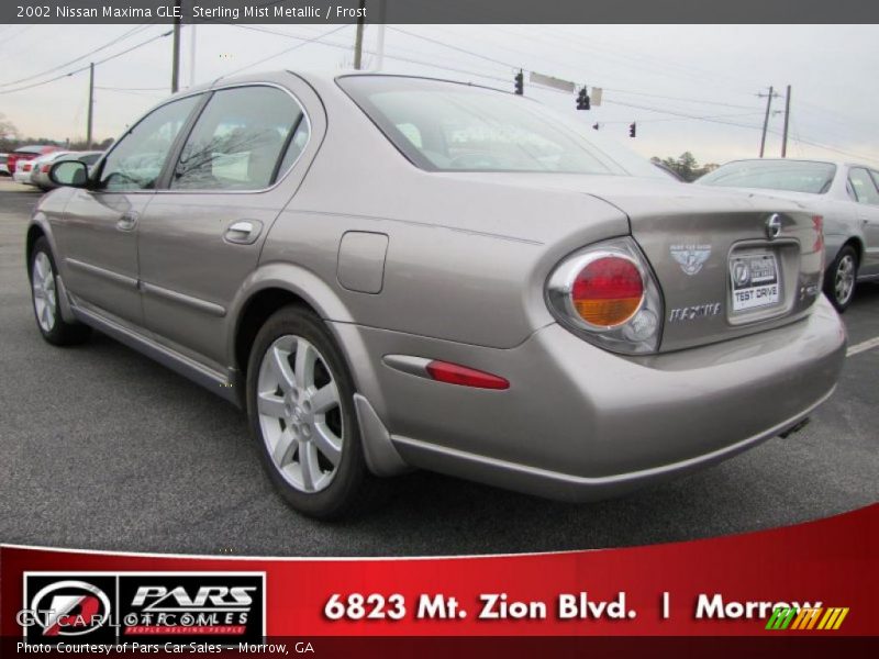 Sterling Mist Metallic / Frost 2002 Nissan Maxima GLE