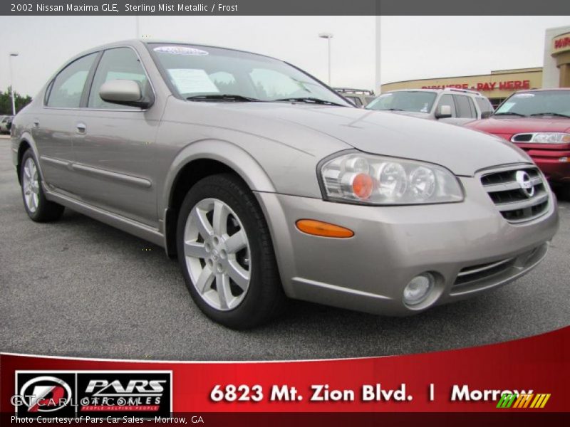 Sterling Mist Metallic / Frost 2002 Nissan Maxima GLE