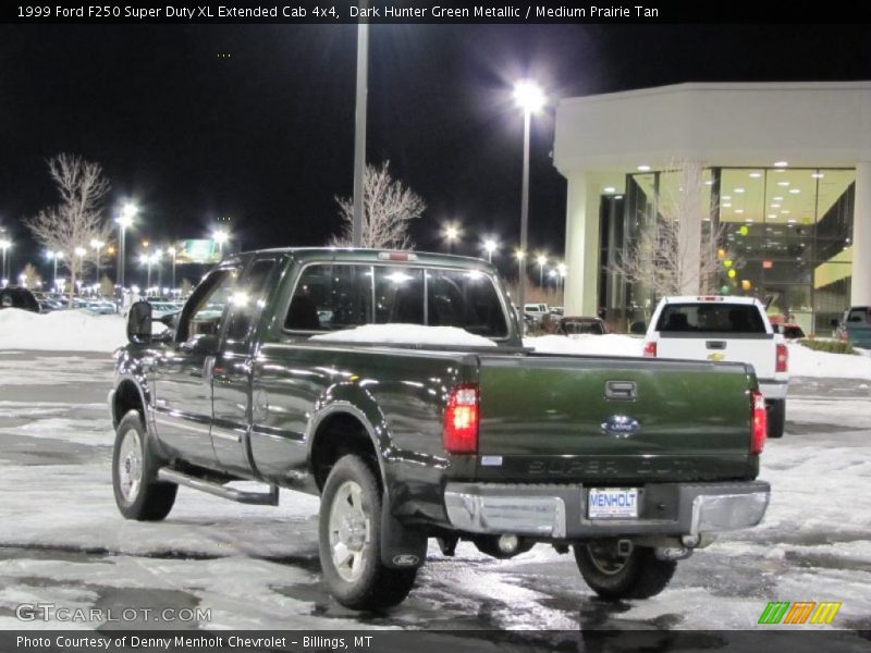  1999 F250 Super Duty XL Extended Cab 4x4 Dark Hunter Green Metallic