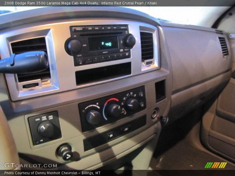 Controls of 2008 Ram 3500 Laramie Mega Cab 4x4 Dually