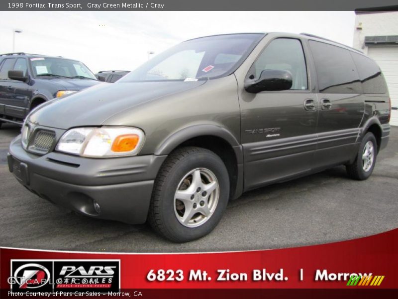 Gray Green Metallic / Gray 1998 Pontiac Trans Sport