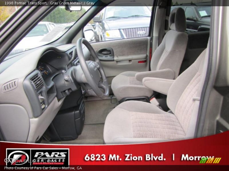 Gray Green Metallic / Gray 1998 Pontiac Trans Sport