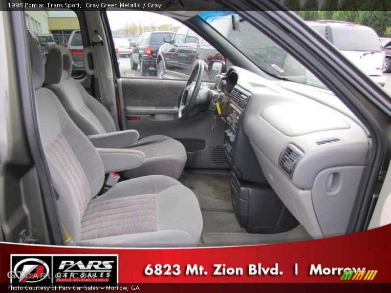 Gray Green Metallic / Gray 1998 Pontiac Trans Sport