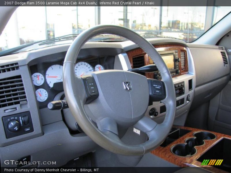 Dashboard of 2007 Ram 3500 Laramie Mega Cab 4x4 Dually