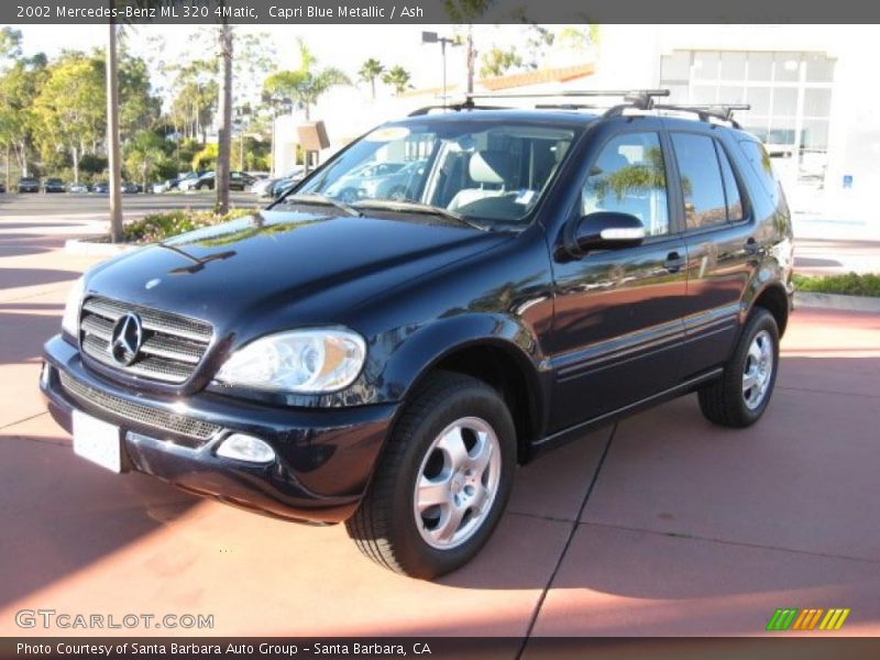 Capri Blue Metallic / Ash 2002 Mercedes-Benz ML 320 4Matic