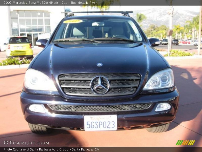 Capri Blue Metallic / Ash 2002 Mercedes-Benz ML 320 4Matic