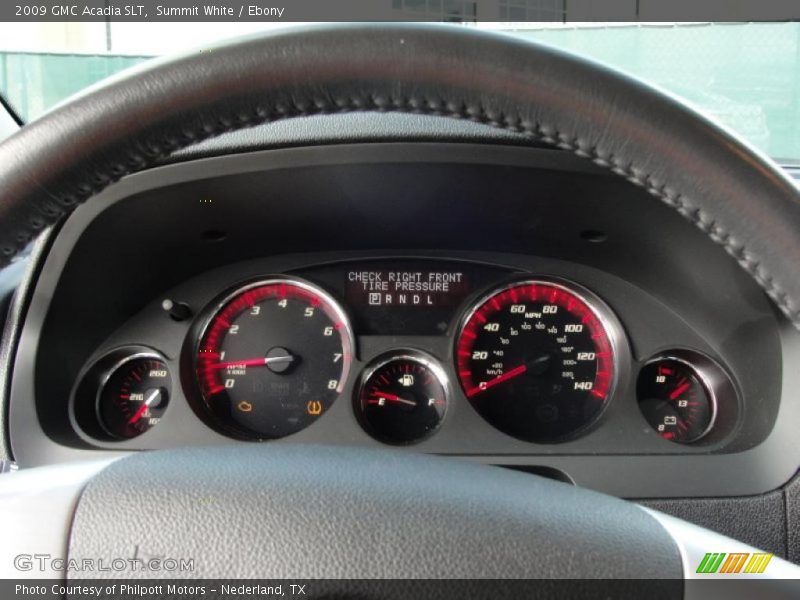 Summit White / Ebony 2009 GMC Acadia SLT