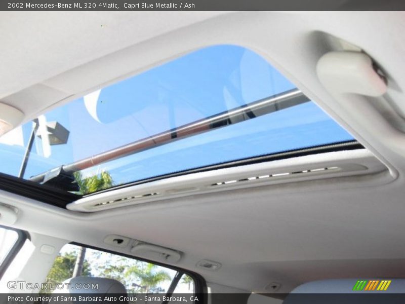 Capri Blue Metallic / Ash 2002 Mercedes-Benz ML 320 4Matic