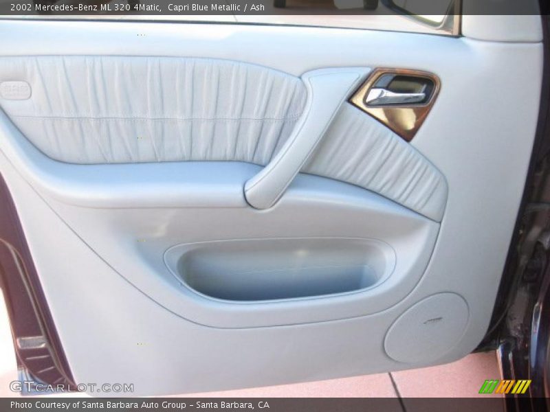 Capri Blue Metallic / Ash 2002 Mercedes-Benz ML 320 4Matic