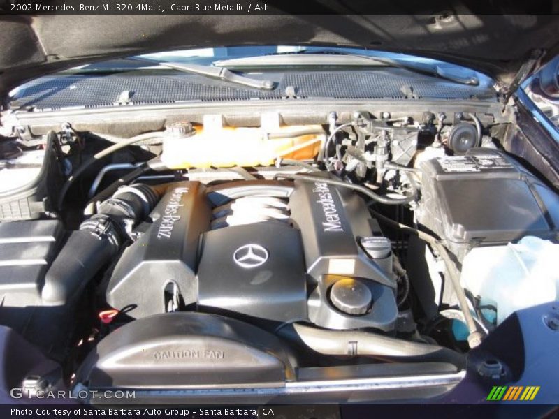 Capri Blue Metallic / Ash 2002 Mercedes-Benz ML 320 4Matic