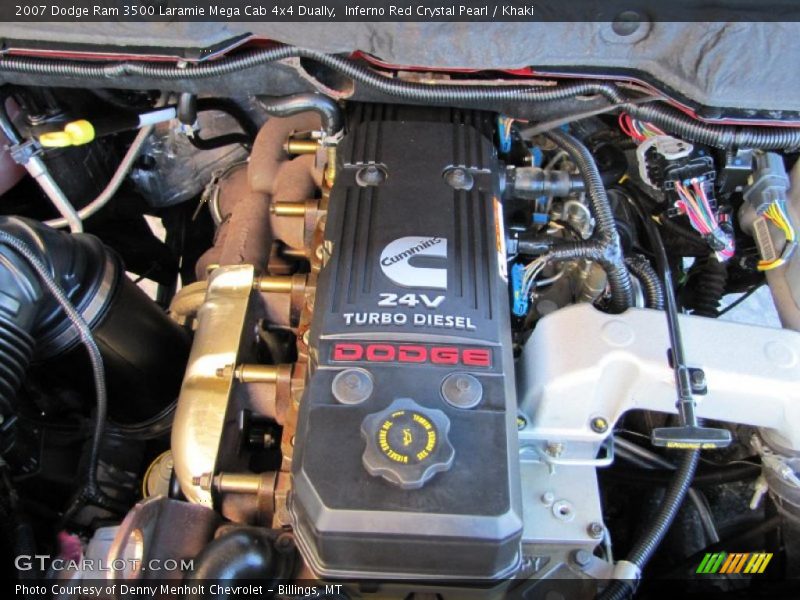  2007 Ram 3500 Laramie Mega Cab 4x4 Dually Engine - 5.9 Liter OHV 24-Valve Turbo Diesel Inline 6 Cylinder