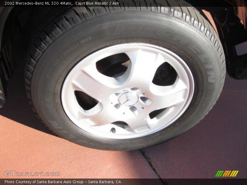 Capri Blue Metallic / Ash 2002 Mercedes-Benz ML 320 4Matic