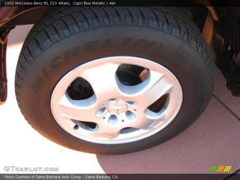 Capri Blue Metallic / Ash 2002 Mercedes-Benz ML 320 4Matic