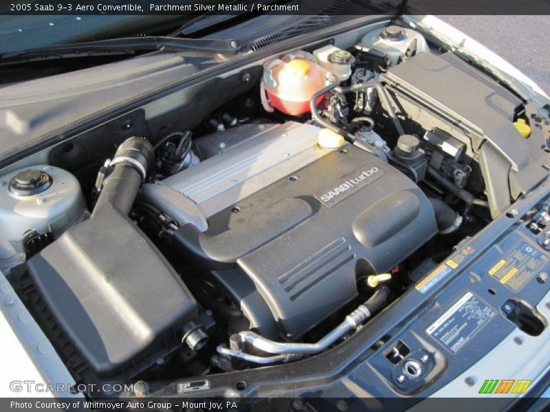  2005 9-3 Aero Convertible Engine - 2.0 Liter Turbocharged DOHC 16V 4 Cylinder