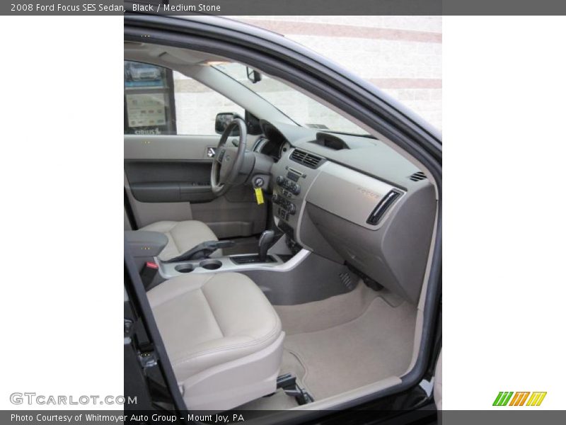 Black / Medium Stone 2008 Ford Focus SES Sedan