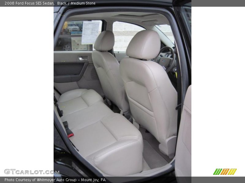 Black / Medium Stone 2008 Ford Focus SES Sedan