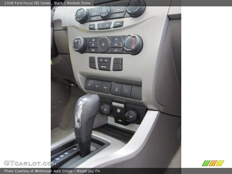 Black / Medium Stone 2008 Ford Focus SES Sedan