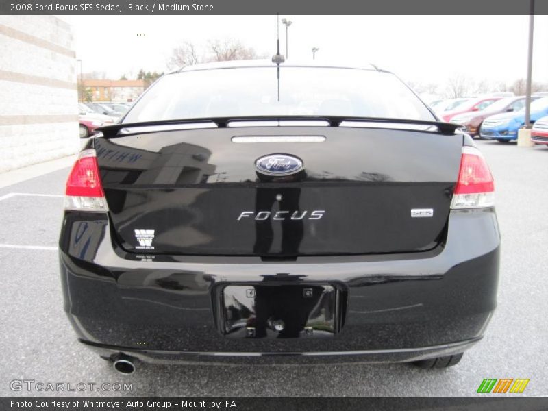 Black / Medium Stone 2008 Ford Focus SES Sedan