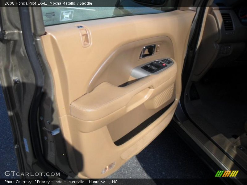 Mocha Metallic / Saddle 2008 Honda Pilot EX-L
