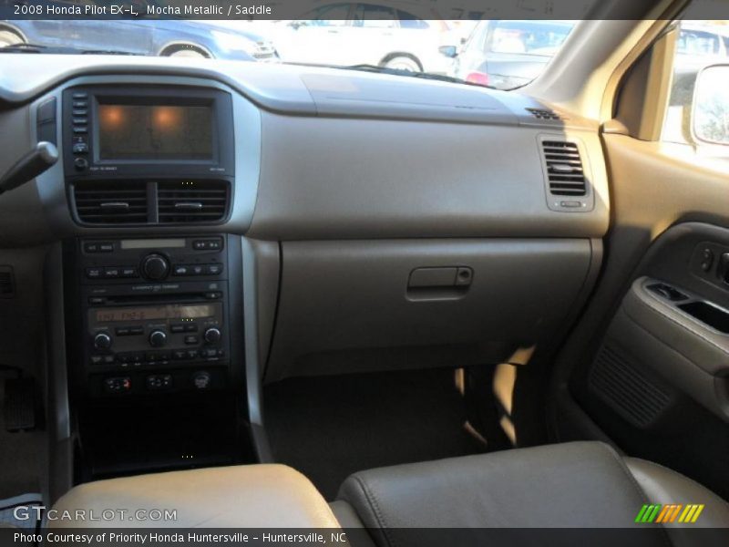 Mocha Metallic / Saddle 2008 Honda Pilot EX-L