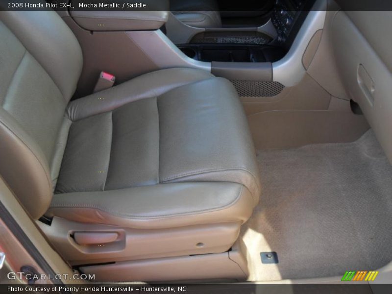 Mocha Metallic / Saddle 2008 Honda Pilot EX-L