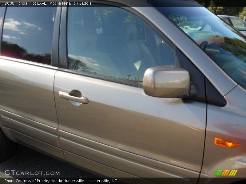 Mocha Metallic / Saddle 2008 Honda Pilot EX-L