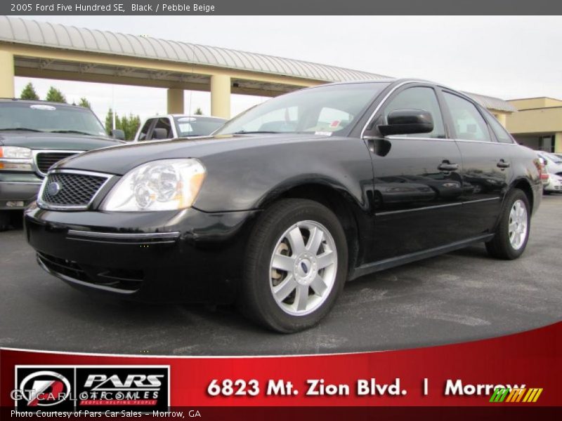 Black / Pebble Beige 2005 Ford Five Hundred SE