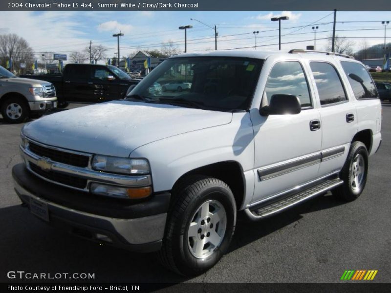 Summit White / Gray/Dark Charcoal 2004 Chevrolet Tahoe LS 4x4