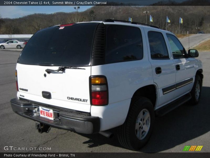 Summit White / Gray/Dark Charcoal 2004 Chevrolet Tahoe LS 4x4