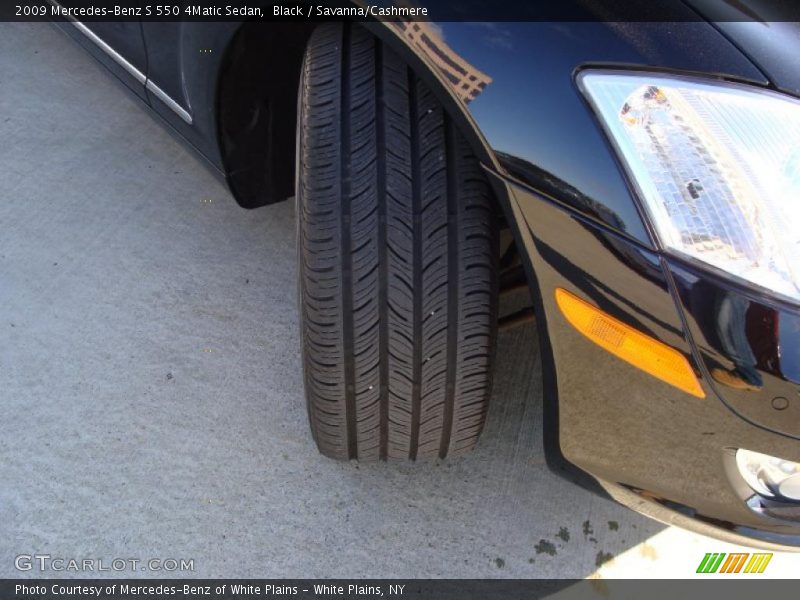 Black / Savanna/Cashmere 2009 Mercedes-Benz S 550 4Matic Sedan