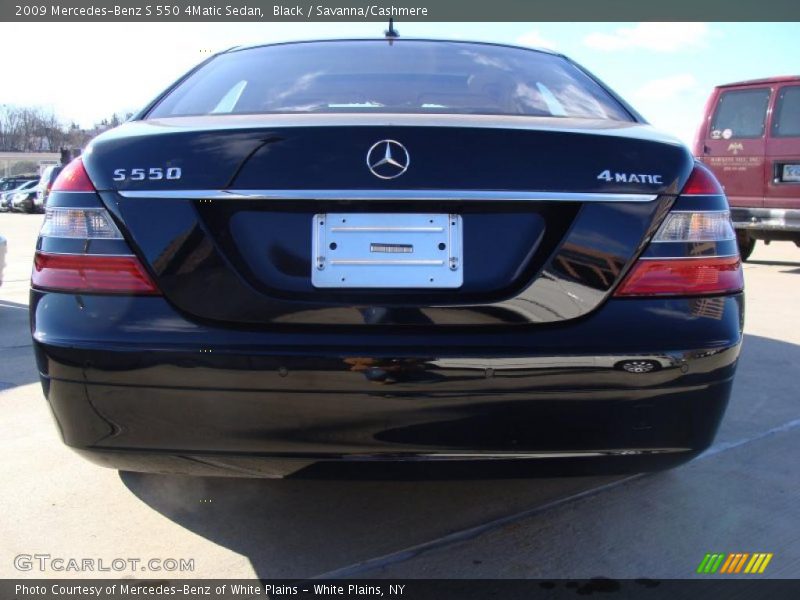 Black / Savanna/Cashmere 2009 Mercedes-Benz S 550 4Matic Sedan