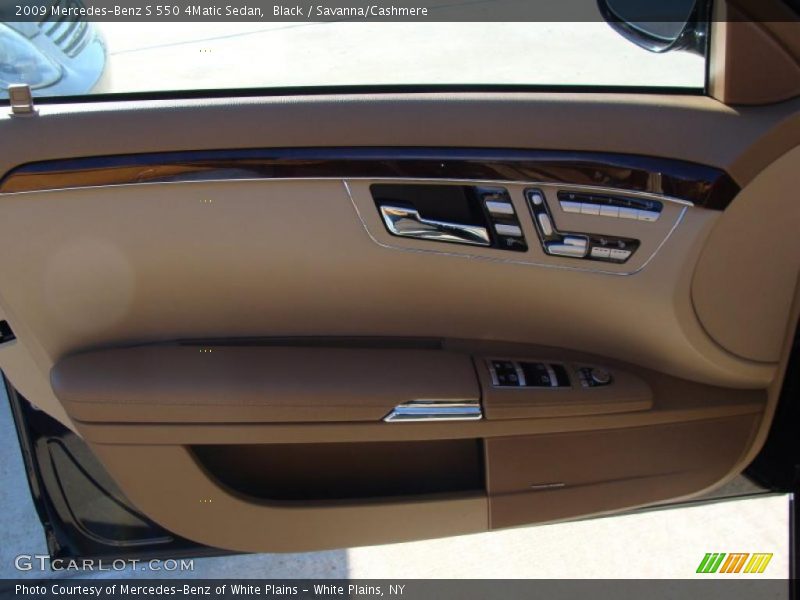 Black / Savanna/Cashmere 2009 Mercedes-Benz S 550 4Matic Sedan