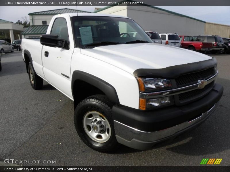 Summit White / Dark Charcoal 2004 Chevrolet Silverado 2500HD Regular Cab 4x4