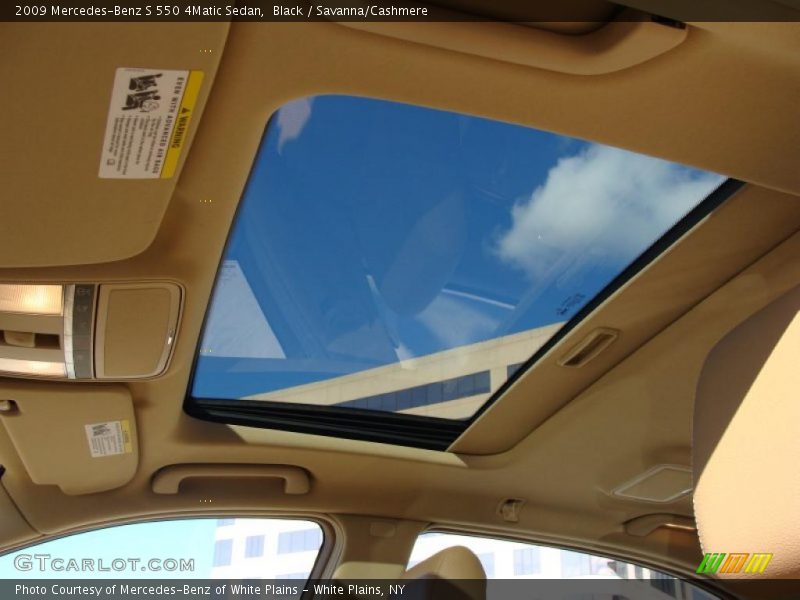 Black / Savanna/Cashmere 2009 Mercedes-Benz S 550 4Matic Sedan