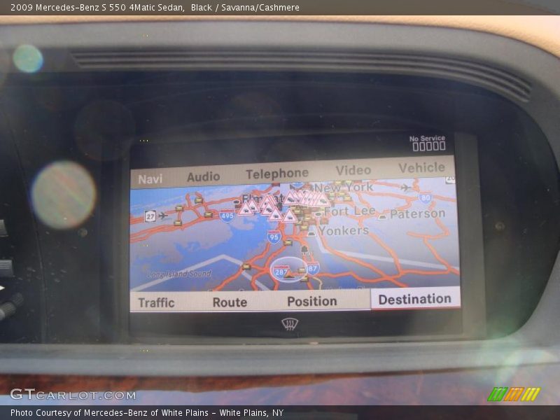 Black / Savanna/Cashmere 2009 Mercedes-Benz S 550 4Matic Sedan