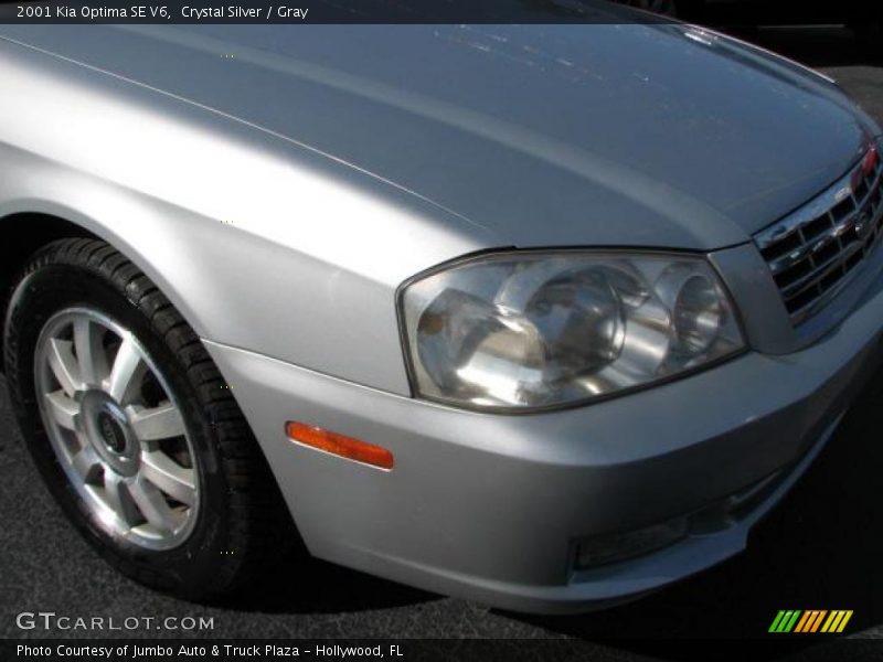 Crystal Silver / Gray 2001 Kia Optima SE V6