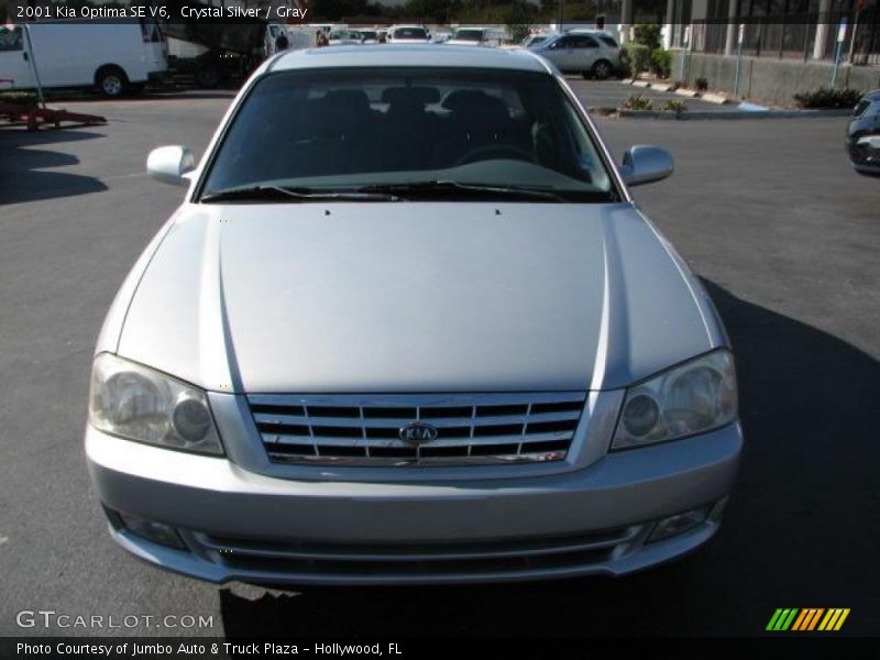 Crystal Silver / Gray 2001 Kia Optima SE V6
