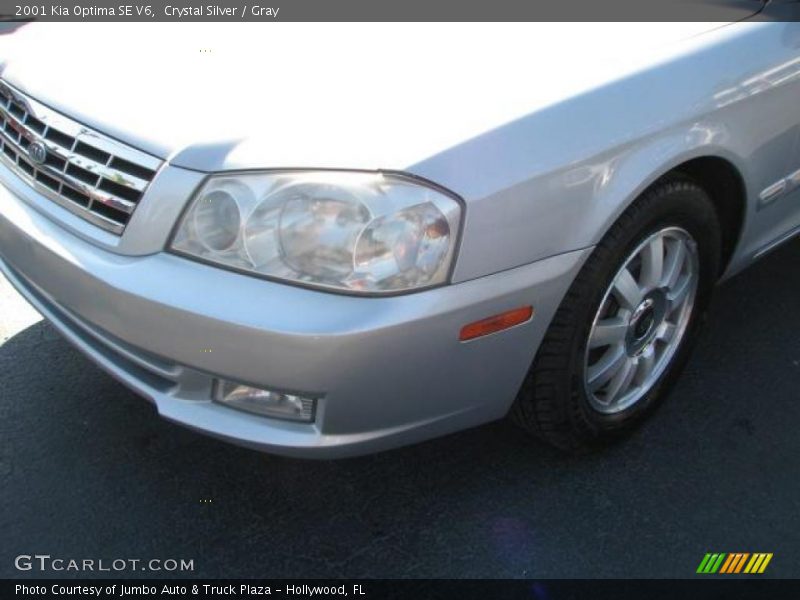 Crystal Silver / Gray 2001 Kia Optima SE V6