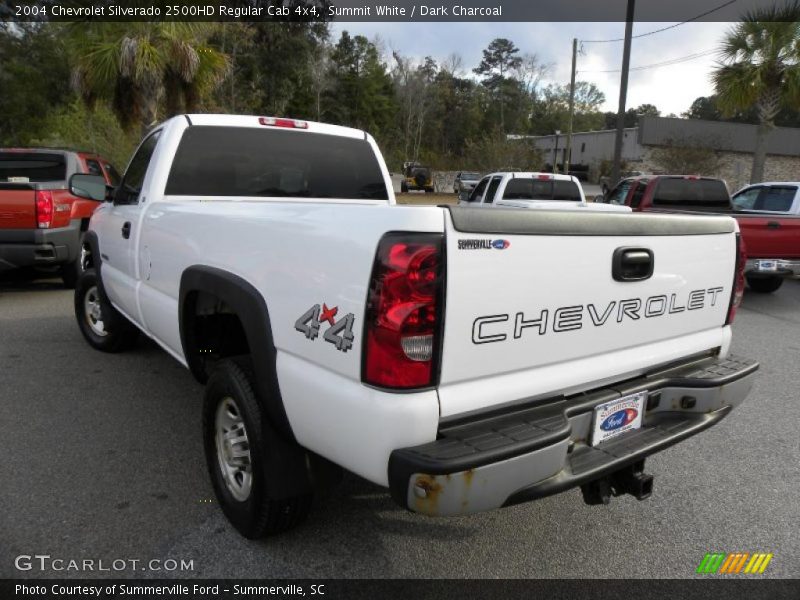 Summit White / Dark Charcoal 2004 Chevrolet Silverado 2500HD Regular Cab 4x4