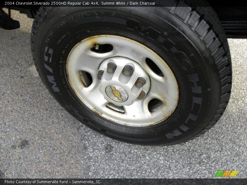 Summit White / Dark Charcoal 2004 Chevrolet Silverado 2500HD Regular Cab 4x4