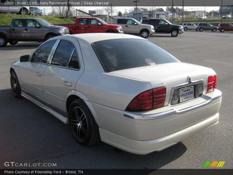 Ivory Parchment Tricoat / Deep Charcoal 2000 Lincoln LS V8